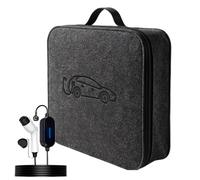 Borsa portaoggetti per caricabatterie EV, 37 x 37 x 9 cm, custodia organizer per cavi di ricarica per veicoli elettrici, resistente alle intemperie, custodia da viaggio durabl, organizer portatile per