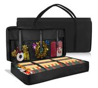 Borsa portaoggetti per carta da regalo 600D Oxford: resistente, impermeabile, antistrappo, rotolo di carta da regalo, 82 x 35 x 14 cm, per biglietti, fiocchi