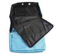 Borsa portaoggetti per cavalli, con 3 ganci, organizer portatile per briglie e cavezza per fienile o rimorchio, borsa per attrezzi in poliestere con tasche e cinghie regolabili (verde acqua scuro)