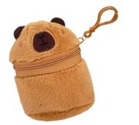 Borsa portaoggetti per cuffie, adorabile portamonete con ciondolo a forma di Capybara, in peluche, Sorridi, Bohemian