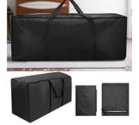 Borsa Portaoggetti per Cuscino da Esterno, Borsa Portaoggetti per Cuscino da Patio 210D Oxford Borsa Portaoggetti Impermeabile Antipolvere Anti Acqua Viva Custodia per Cuscino