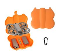 Borsa portaoggetti per DJI Neo 2, custodia da viaggio portatile protettiva per drone DJI Neo 2, modulo di trasmissione video e 2 batterie accessori Oragnizer (arancione)