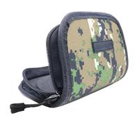 Borsa portaoggetti per esche da pesca, in nylon mimetico, con cinghia per appenderla, per esche, ganci e cucchiaio da pesca, portatile e impermeabile, 15 x 10 x 4 cm, Mimetico, 15 x 10 x 4cm,