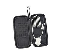 Borsa portaoggetti per guanti da golf, regalo per uomini e donne, nero, 13 cmx27 cmx5.5 cm