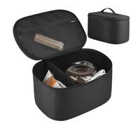 Borsa portaoggetti per kit di ceretta, custodia organizer in nylon da 30,5 cm, borsa portatile per scaldacera, divisore spesso, per lattine di cera, fagioli, ideale per viaggi, casa, salone di