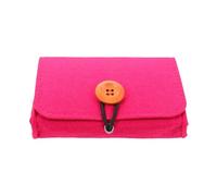 Borsa portaoggetti per la pelle, organizer compatto per bottiglie, 33 x 25,4 x 5,1 cm, adorabile massaggio, custodia per olio per uso interno ed esterno, perfetta per fidanzata, moglie, rosa/marrone