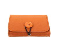 Borsa portaoggetti per la pelle, organizer compatto per bottiglie, 33 x 25,4 x 5,1 cm, adorabile massaggio, custodia per olio per uso interno ed esterno, perfetta per fidanzata, moglie, rosa/marrone