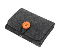 Borsa portaoggetti per la pelle, organizer compatto per bottiglie, 33 x 25,4 x 5,1 cm, adorabile massaggio, custodia per olio per uso interno ed esterno, perfetta per fidanzata, moglie, rosa/marrone