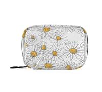 Borsa portaoggetti per medicinali a forma di ciambelle colorate con scomparti staccabili, organizer portatile per pillole da giorno per borsa, Cartoon carino ciambelle colorate, 1 size
