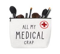 Borsa portaoggetti per medicinali, per donne e ragazze, in tela, organizer per medicinali, da viaggio, per tutte le mie medicine, Med1