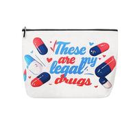 Borsa portaoggetti per medicinali, per donne e ragazze, in tela, organizer per medicinali, da viaggio, per tutte le mie medicine, Med5