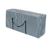 Borsa portaoggetti per mobili da esterno, tessuto Oxford 210D, impermeabile, resistente ai raggi UV, ampia apertura con cerniera e maniglie per il trasporto, per sedie, panche e lettini (122 x 39 x 55