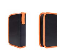 Borsa portaoggetti per multimetro per professionisti, organizer per attrezzi in nylon e pelle resistente, con chiusura a zip, griglie interne e corde elastiche (borse in pelle)