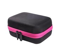Borsa portaoggetti per oli essenziali Contenitore for oli essenziali da 12 scomparti, flaconi a rullo for 5 ml, 10 e 15, organizer for profumi, borsa portaoggetti sospesa(Rose red,5-10-15ML)