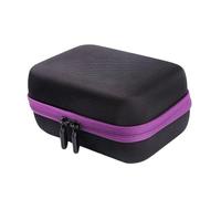 Borsa portaoggetti per oli essenziali Contenitore for oli essenziali da 12 scomparti, flaconi a rullo for 5 ml, 10 e 15, organizer for profumi, borsa portaoggetti sospesa(Purple,5-10-15ML)