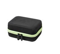 Borsa portaoggetti per oli essenziali Custodia for oli essenziali da 12 scomparti, 5 ml, 10, 15, custodia for il trasporto di profumi e aromaterapia(Green,15ML)