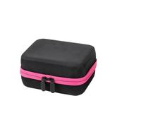 Borsa portaoggetti per oli essenziali Custodia for oli essenziali da 12 scomparti, 5 ml, 10, 15, custodia for il trasporto di profumi e aromaterapia(Pink,5-10-15ML)