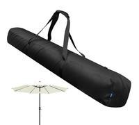 Borsa portaoggetti per ombrellone da spiaggia, resistente, impermeabile e resistente ai raggi UV, in nylon, per ombrelloni, terrazze e mobili da esterno, rilegatura a doppia cucitura, resistente