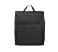 Borsa portaoggetti per pannello solare per Jackery 100 W - Custodia imbottita impermeabile con tracolla per campeggio e viaggi - Protezione in tessuto Oxford nero 55 x 63 cm