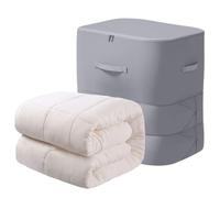 Borsa portaoggetti per piumino, supporto a compressione per coperta, grande borsa antipolvere per organizzare sotto il letto, armadio, camera da letto, campeggio, viaggi, dormitorio