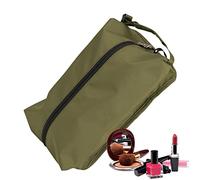 Borsa portaoggetti per Scarpe, Copriscarpe per Viaggio, Impermeabile, in Tessuto Oxford per Viaggio, salvaspazio, Organizer Pieghevole per Borse per Scarpe, Verde Militare, 1