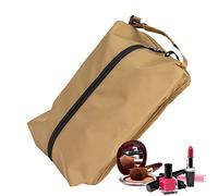 Borsa portaoggetti per Scarpe, Copriscarpe per Viaggio, Impermeabile, in Tessuto Oxford per Viaggio, salvaspazio, Organizer Pieghevole per Borse per Scarpe, Cachi, 1