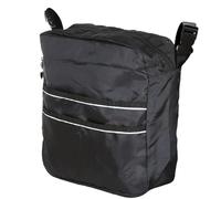 Borsa portaoggetti per schienale per sedia a rotelle, tasca riflettente | leggera, organizer per il trasporto pratico, facile da montare, per la riabilitazione esterna di mobilità adulta, scooter