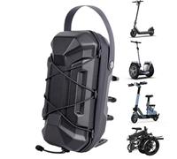 Borsa portaoggetti per scooter, organizer anteriore per manubrio, custodia rigida resistente all'acqua, design leggero e facile da trasportare, custodia sicura con chiusura a cerniera, compagna di