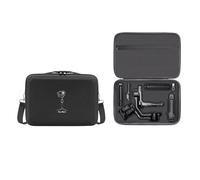Borsa portaoggetti per stabilizzatore DJI RS5, custodia da trasporto di grande capacità con tracolla, custodia protettiva da viaggio in PU per stabilizzatore cardanico e accessori, Versione Set Nero