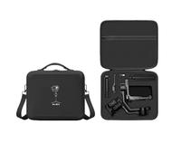 Borsa portaoggetti per stabilizzatore DJI RS5, custodia da trasporto di grande capacità con tracolla, custodia protettiva da viaggio in PU per stabilizzatore cardanico e accessori, Borsa portaoggetti