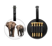 Borsa portaoggetti per tee da golf con elefante, grande - facile da trasportare e più efficiente nel giocare a golf