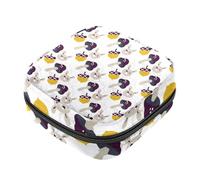 Borsa portaoggetti per tovaglioli igienici, borsa astratta per il primo periodo del dente di leone, borsa per ragazze e donne, sacchetto per coppette mestruali femminili sacchetti per tamponi