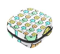Borsa portaoggetti per tovaglioli igienici, divertente coniglietto pasquale, collezione uova, borsa per il primo periodo per ragazze e donne, sacchetto per coppette mestruali femminili sacchetti per
