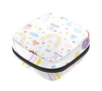 Borsa portaoggetti per tovaglioli igienici, elementi natalizi con calendario pupazzo di neve per il primo periodo borsa per ragazze e donne, sacchetto per coppette mestruali femminili sacchetti per