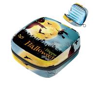 Borsa portaoggetti per tovaglioli igienici, motivo gelato, per il primo periodo, per ragazze e donne, per coppette mestruali femminili, Multicolore 5., 4.7x6.6x6.6 in/12x17x17 cm