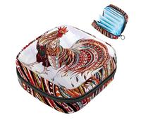Borsa portaoggetti per tovaglioli igienici, motivo gelato, per il primo periodo, per ragazze e donne, per coppette mestruali femminili, Multicolore 4, 4.7x6.6x6.6 in/12x17x17 cm