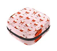 Borsa portaoggetti per tovaglioli igienici, motivo gelato, per il primo periodo, per ragazze e donne, per coppette mestruali femminili, Multicolore 5., 4.7x6.6x6.6 in/12x17x17 cm