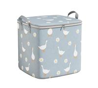 Borsa portaoggetti per trapunte da 100/140/180 litri, grande capacità, per riporre trapunte, guardaroba, abbigliamento in tessuto non tessuto, per traslochi.(Blue140L)