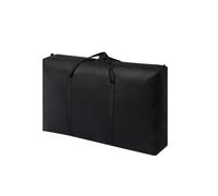 Borsa portaoggetti per trapunte da camera da letto, in tessuto non tessuto, di grande capacità(Black,125L 90x50x27cm)