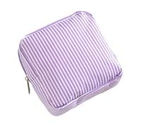 Borsa portaoggetti piccola multiuso in tessuto a, ideale per tamponi e prodotti per la cura della pelle, borsa per cosmetici quadrata in garza a