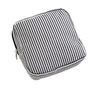 Borsa portaoggetti piccola multiuso in tessuto a, ideale per tamponi e prodotti per la cura della pelle, borsa per cosmetici quadrata in garza a