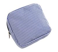 Borsa portaoggetti piccola multiuso in tessuto a, ideale per tamponi e prodotti per la cura della pelle, borsa per cosmetici quadrata in garza a