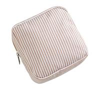 Borsa portaoggetti piccola multiuso in tessuto a, ideale per tamponi e prodotti per la cura della pelle, borsa per cosmetici quadrata in garza a
