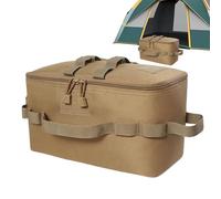 Borsa portaoggetti pieghevole da campeggio, borsa per il trasporto di pentole, leggera, impermeabile, pieghevole, organizer per weekend, per uomini e donne, Color crema, Refer to description, Unisex