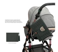 Borsa portaoggetti pieghevole e portatile per passeggino, per yoga