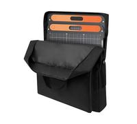 Borsa portaoggetti pieghevole per pannelli solari, 600D Oxford, impermeabile, con tracolla e cerniera, facile da trasportare, compatibile con Jackery Solar Saga 100 W, 100 x 200 W, per campeggio e