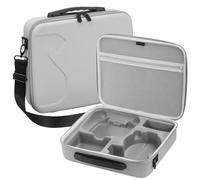 Borsa portaoggetti portatile adatta per DJI Flip, custodia protettiva di grande capacità, organizer da viaggio, borsa da trasporto rigida impermeabile antiurto borsa a tracolla, grigio, Custodia