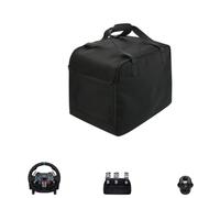 Borsa portaoggetti portatile adatta per volante Logitech G29 Racing + pedale del freno + custodia per il trasporto del cambio, borsa organizer da viaggio nera