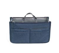 Borsa portaoggetti portatile con cerniera, grande capacità per trucco e cura della pelle