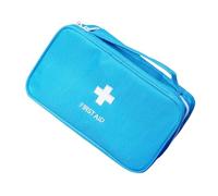 Borsa portaoggetti portatile con manico, multiuso, per il primo soccorso, organizzata per auto, officina, sport, attività avventura, spazio vuoto, Blu, Bellezza di massa